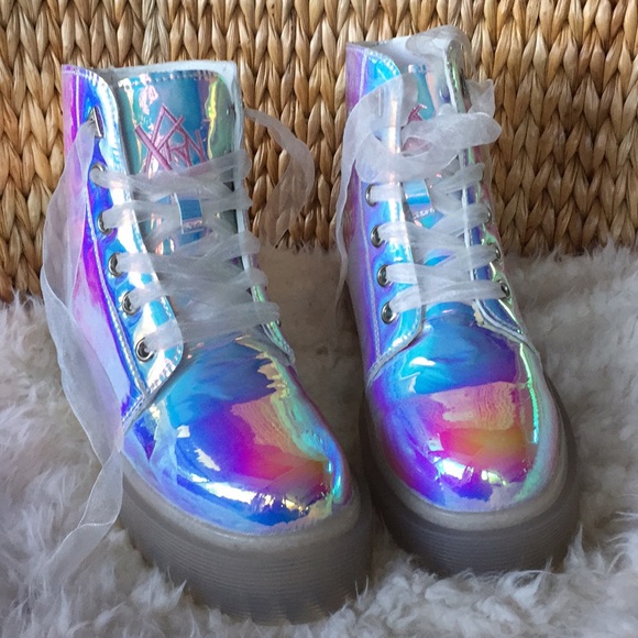 NIB YRU Slayer Atlantis Combat Boot 8M - Picture 1 of 8